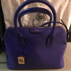 Ralph Lauren Ultra Violet Handbag
